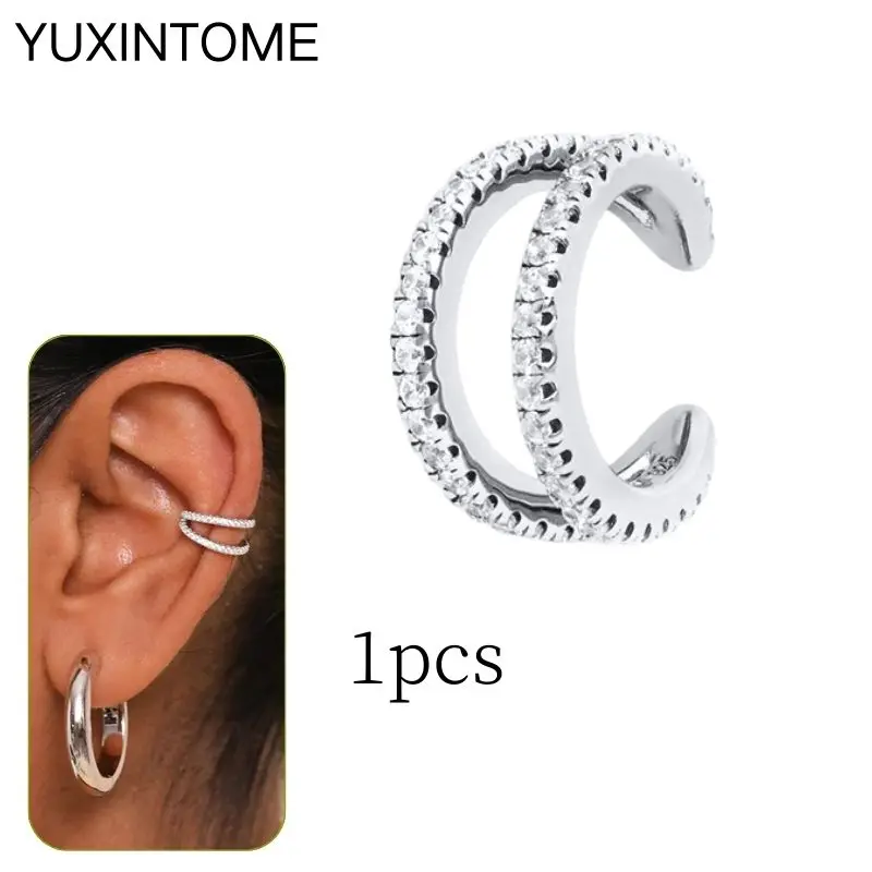 Women's 24K Gold Plated Punk Ear Cuff, No Piercing