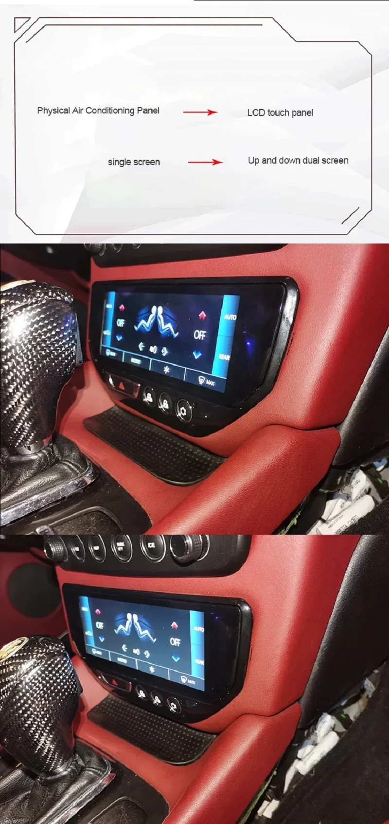 Android 13 256GB Car Radio For Maserati GranTurismo GT 2007-2017 Stereo Replacement GPS Multimedia Player AC Panel Touch Screen