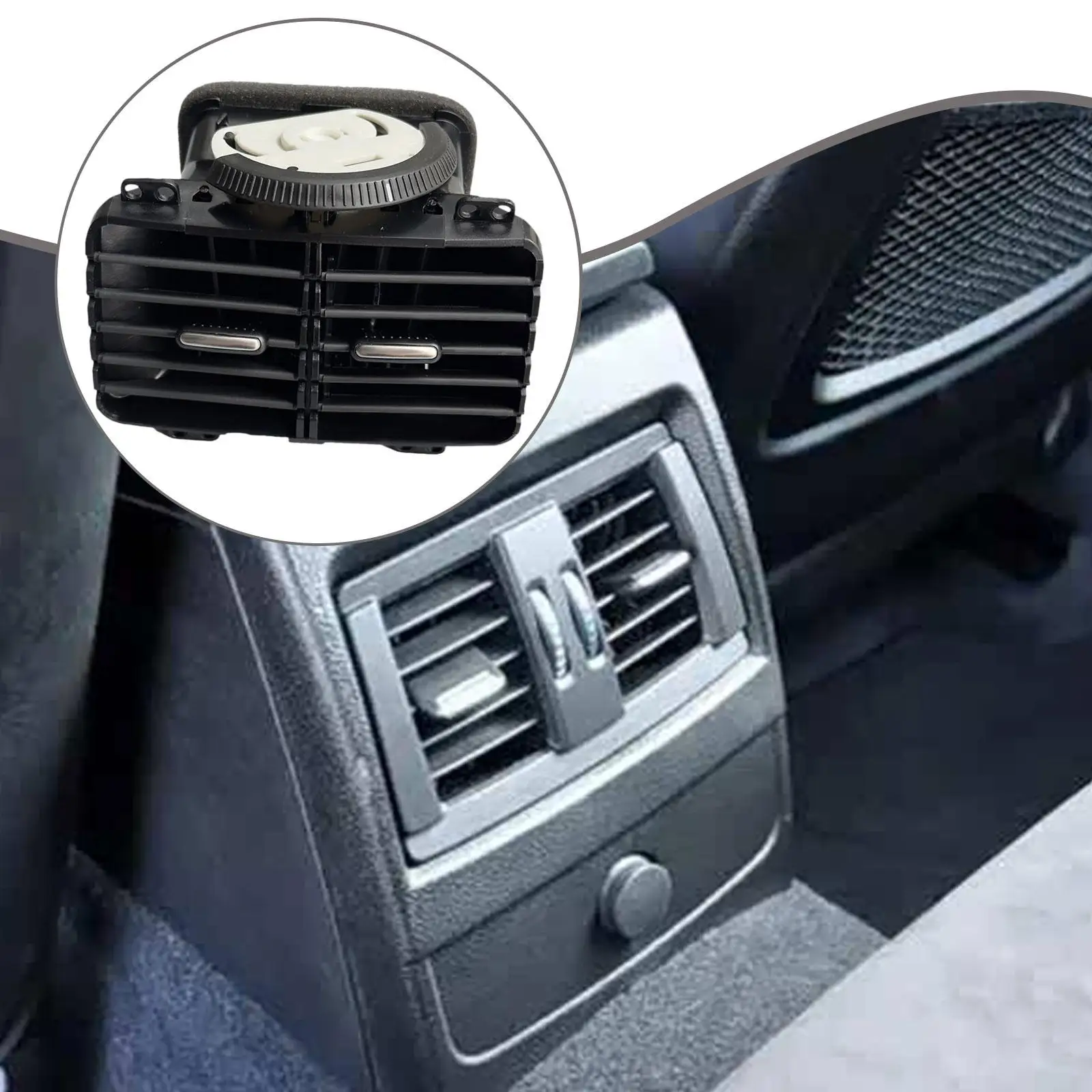 Reemplazo de salida de ventilación trasera HVAC 1KD819203 para VW GTI 2006-2013, accesorio para automóvil, piezas de repuesto de fácil instalación