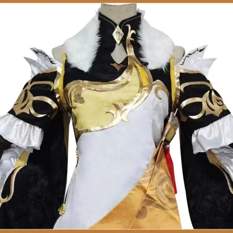 لعبة جينشين كوسبلاي إمباكت نينغ غوانغ زي شعر مستعار أنيمي لحفلة الهالوين فستان شيونغسام فتاة لعب الأدوار للهالوين للنساء والفتيات