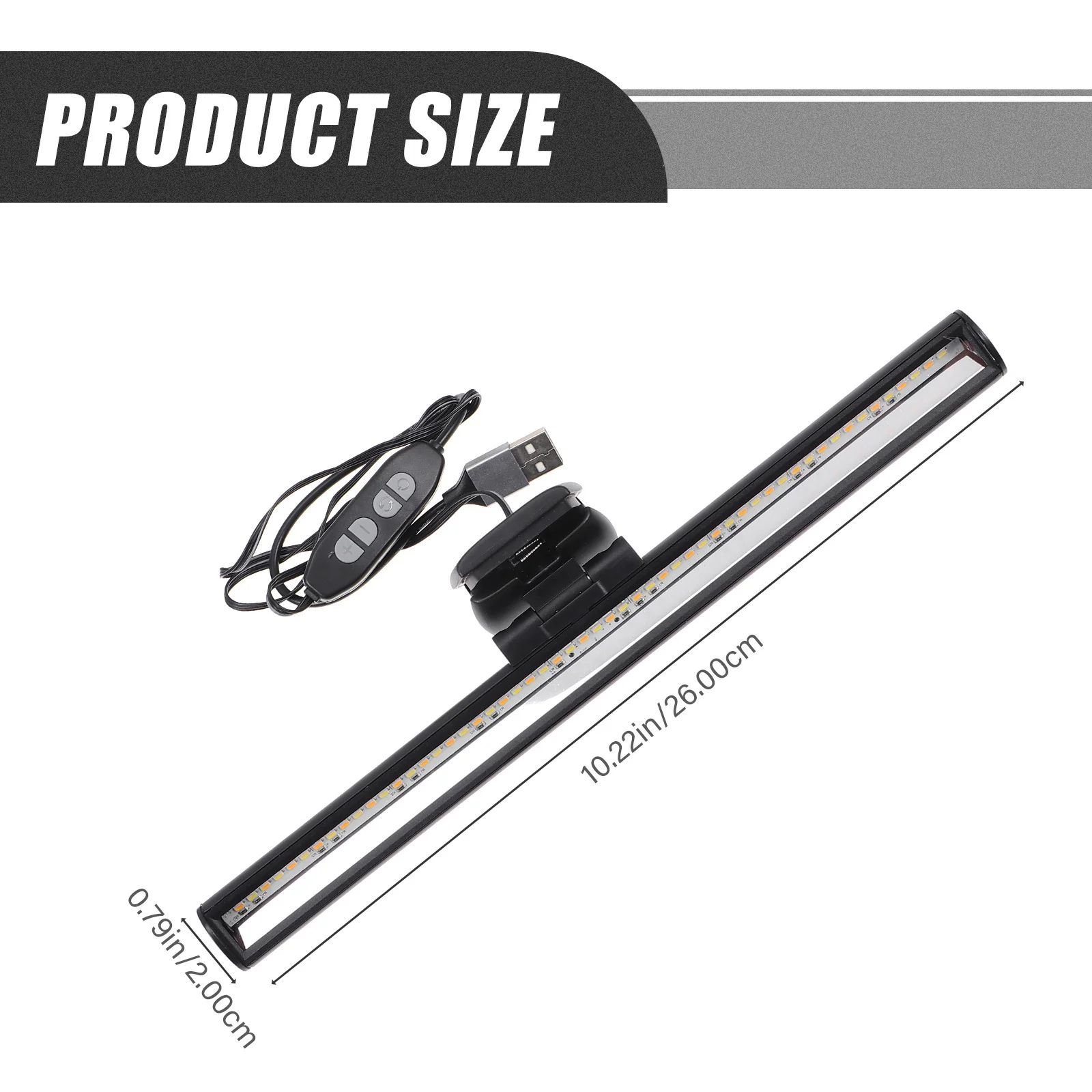 

Usb Eye Protection Lamp Led Computer Screen Light Adjustable Clip-On Desktop Lamp For Laptop Monitor Office Study Use