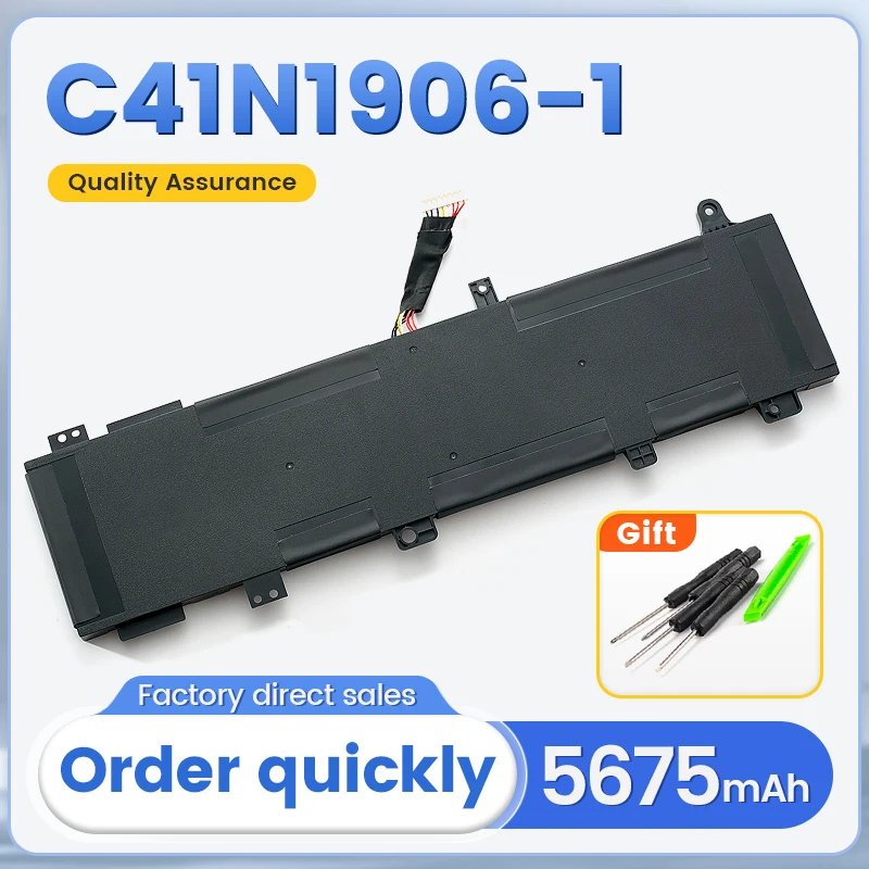 SOMI C41N1906-1 C41N1906 Laptop Battery For ASUS GX550LWS GX550LXS FA506QR FA506QM FA706IH FA706QR FX506HC FX506HM FX706H