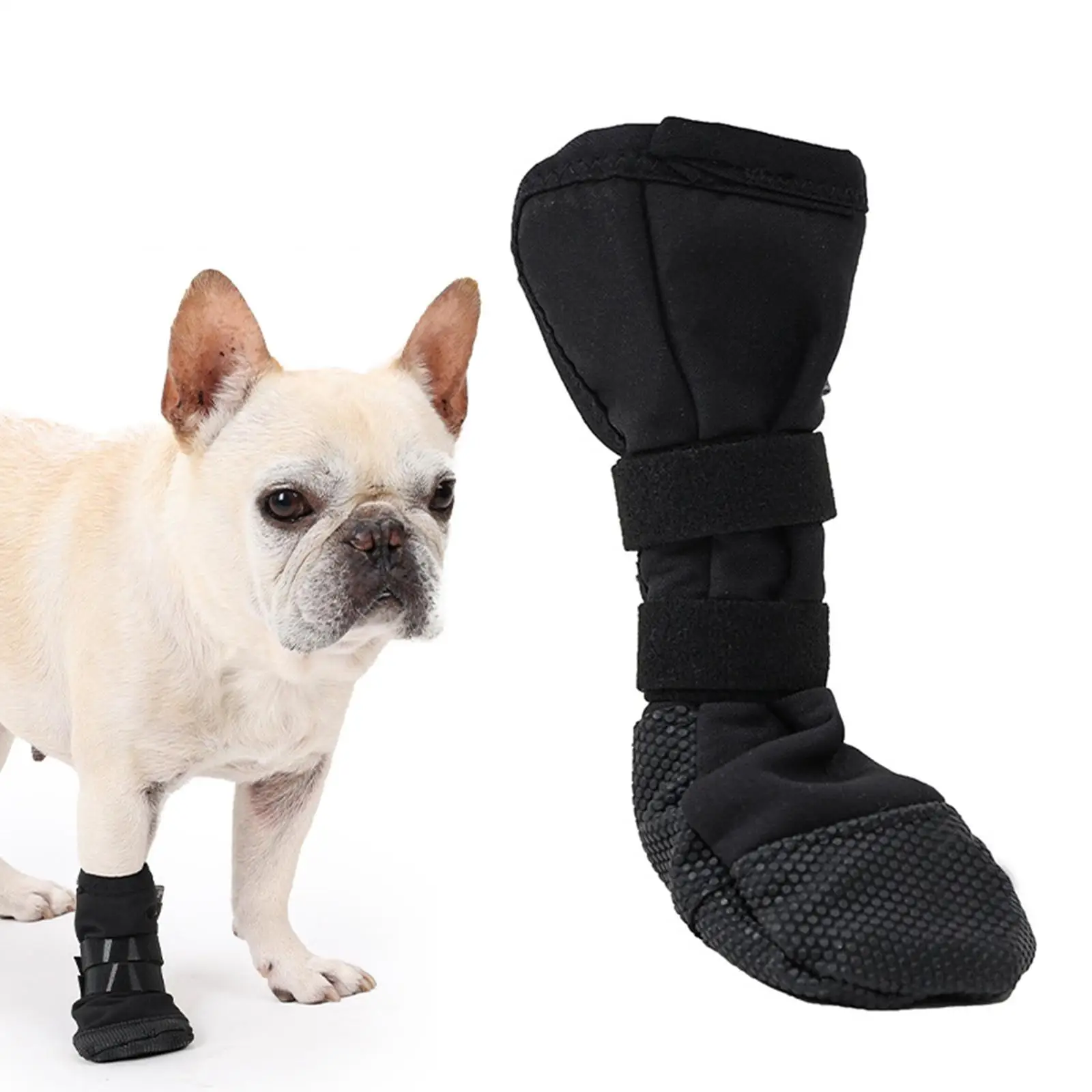 Pet Shoes Non Slip Lightweight Warm Soft Protective Boots Protect Paws for Hard