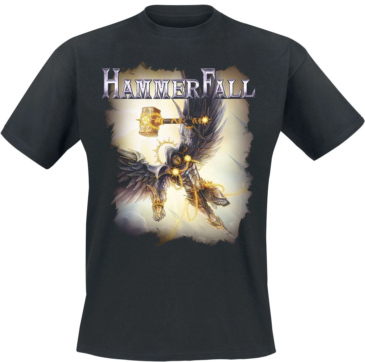 Hammerfall Graphic Cotton Band T-shirt Unisex Summer Short Sleeve Fashion Brand Tee Luxury Casual Vintage Tees