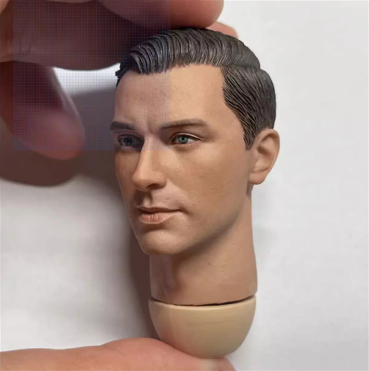 1/6 military soldier Drummer of the honor guard Head Carving Male  Head Sculpt PVC Male    Fit 12'' Action Figure Body customize