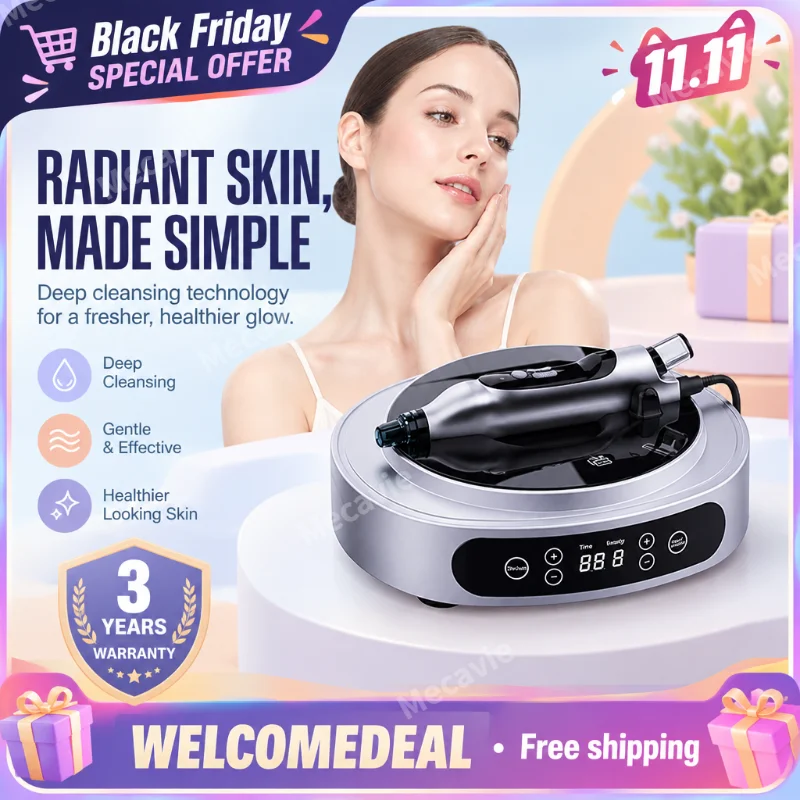 I7 Collagen Gun Beauty Device Dual Probes Fractional RF & Import Head Collagen Boost Facial Anti‑Aging Skin Tightening CE Certif