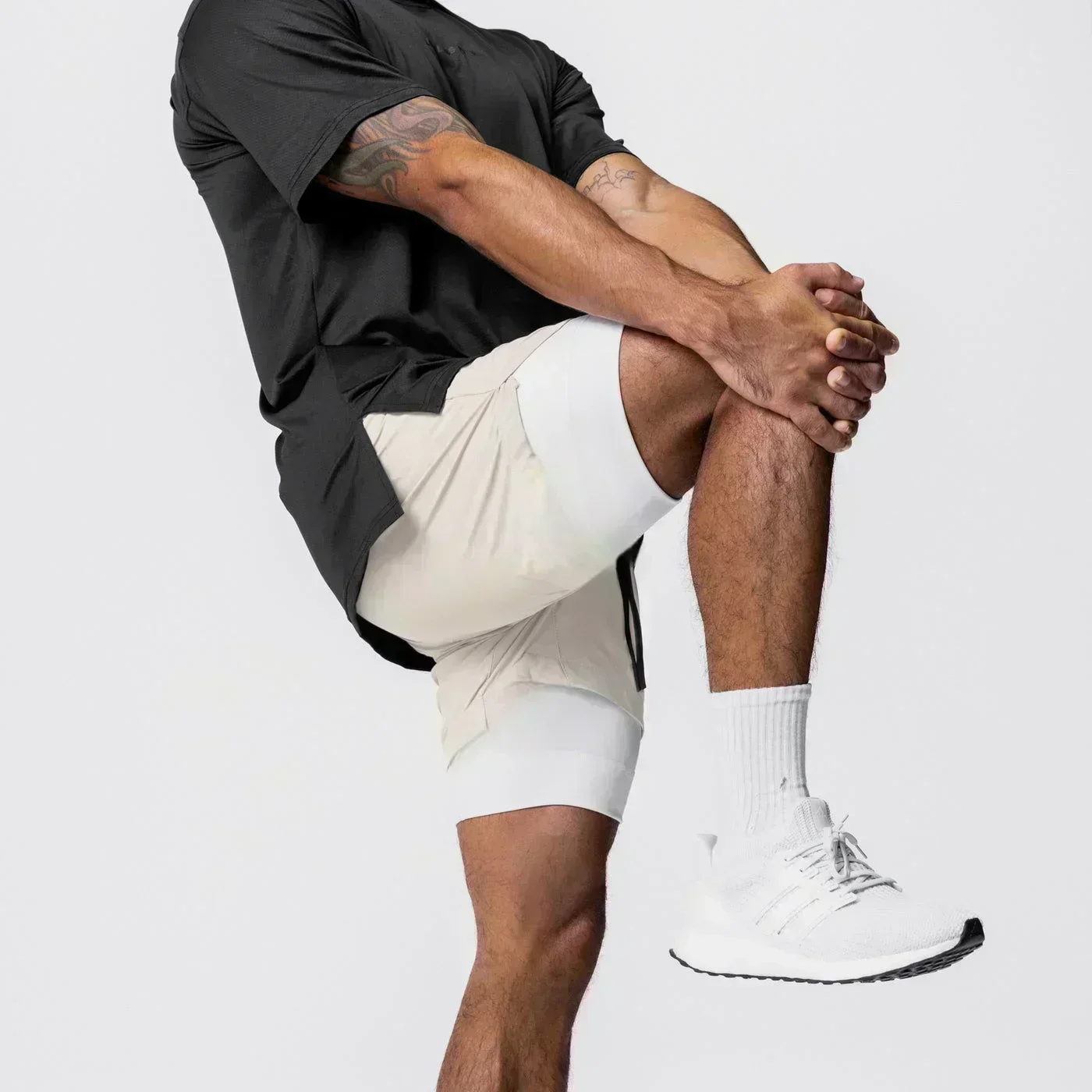 2025 الصيف التنين الخرز جميع أشكال غوكو الرسوم المتحركة الرجال رياضة الشارع الملابس سراويل رياضية تنفس شبكة مزدوجة السراويل ملابس رياضية