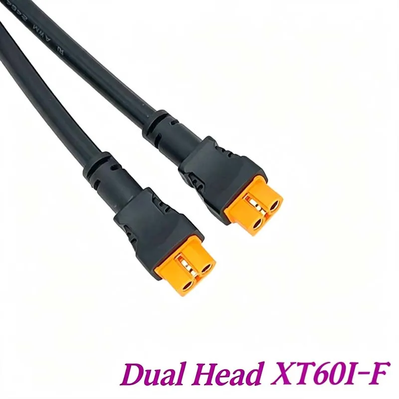 XT60I-F Dual-Ended Outdoor Power Supply Car Connection Cable—Suitable for Fast-Charging Power Cables, 14 AWG, 1.5 m