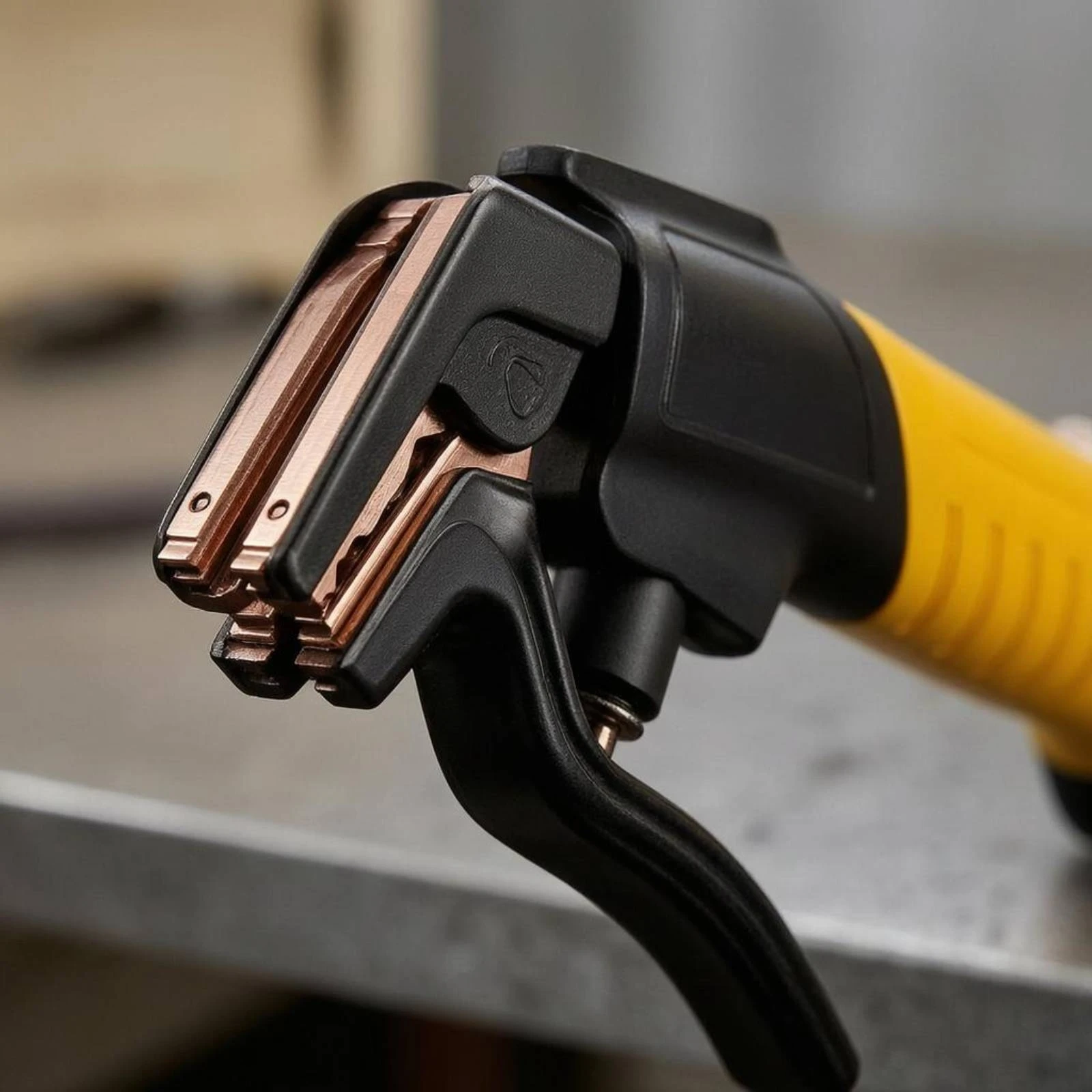 Angled Metal-Joining Electrode Holder Single-Handed-Handed Pistol Grip Electrode Holder Metal-Joining Stinger High Conductivity