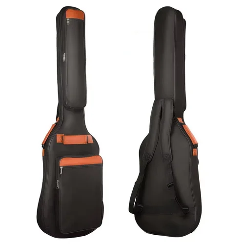 Imagen 1 del producto Bolsa para guitarra eléctrica Oxford 600D, mochila acolchada de algodón de 10mm, funda suave para guitarra, funda para bajo a prueba de polvo, trajes para TELE FD