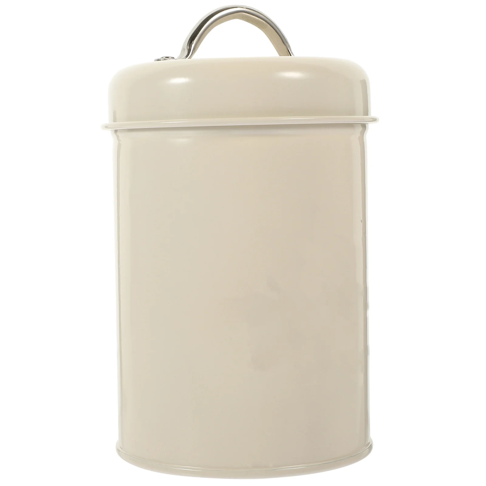 

Coffee Tea Sugar Canisters Tin Sealed Storage Jar Lightweight Metal Reusable Desktop Condiment Container Practical
