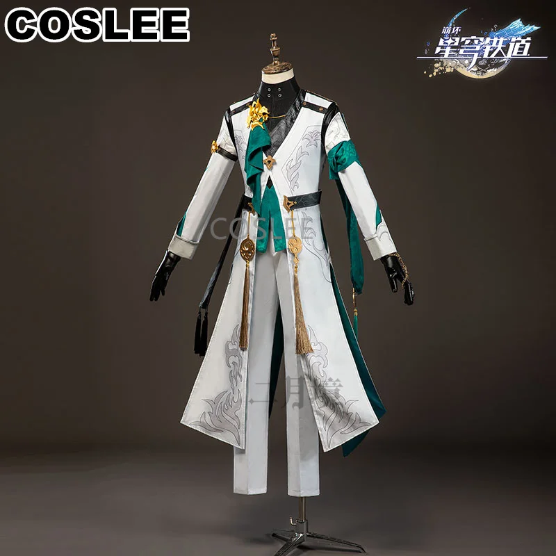 COSLEE [XS-3XL] Honkai:Star Rail Luocha Cosplay Costume Ancient Hanfu Luo Cha Handsome Game Suit Halloween Party Outfit For Men