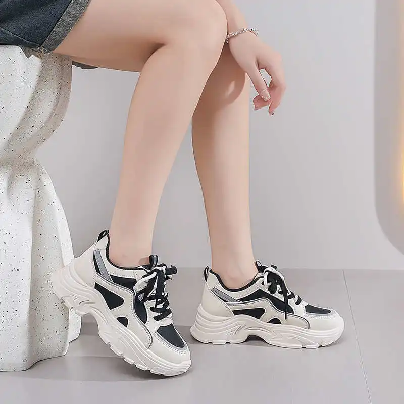Without Heels With Holes Women Shoes With Heels Oxford Moccasin Heel New Arrivals Sneakers Sport Fashionable Global Brands