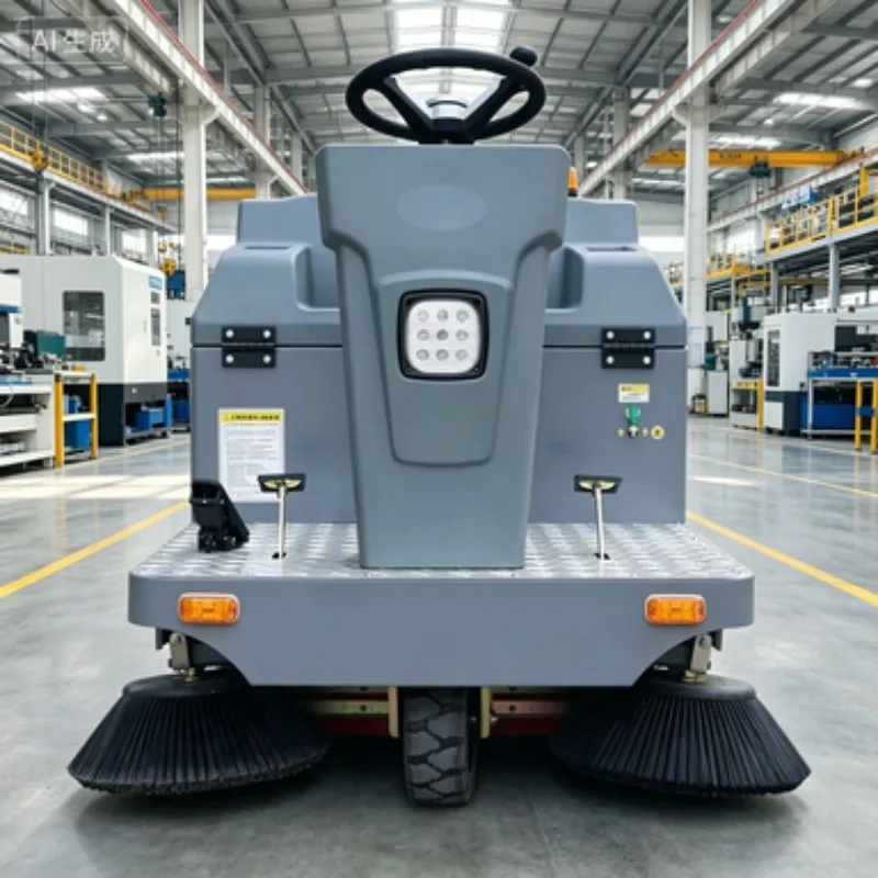 Wholesale Electric Road Sweeper – Driving Type Street Cleaning Machine with Semi Closed Cab