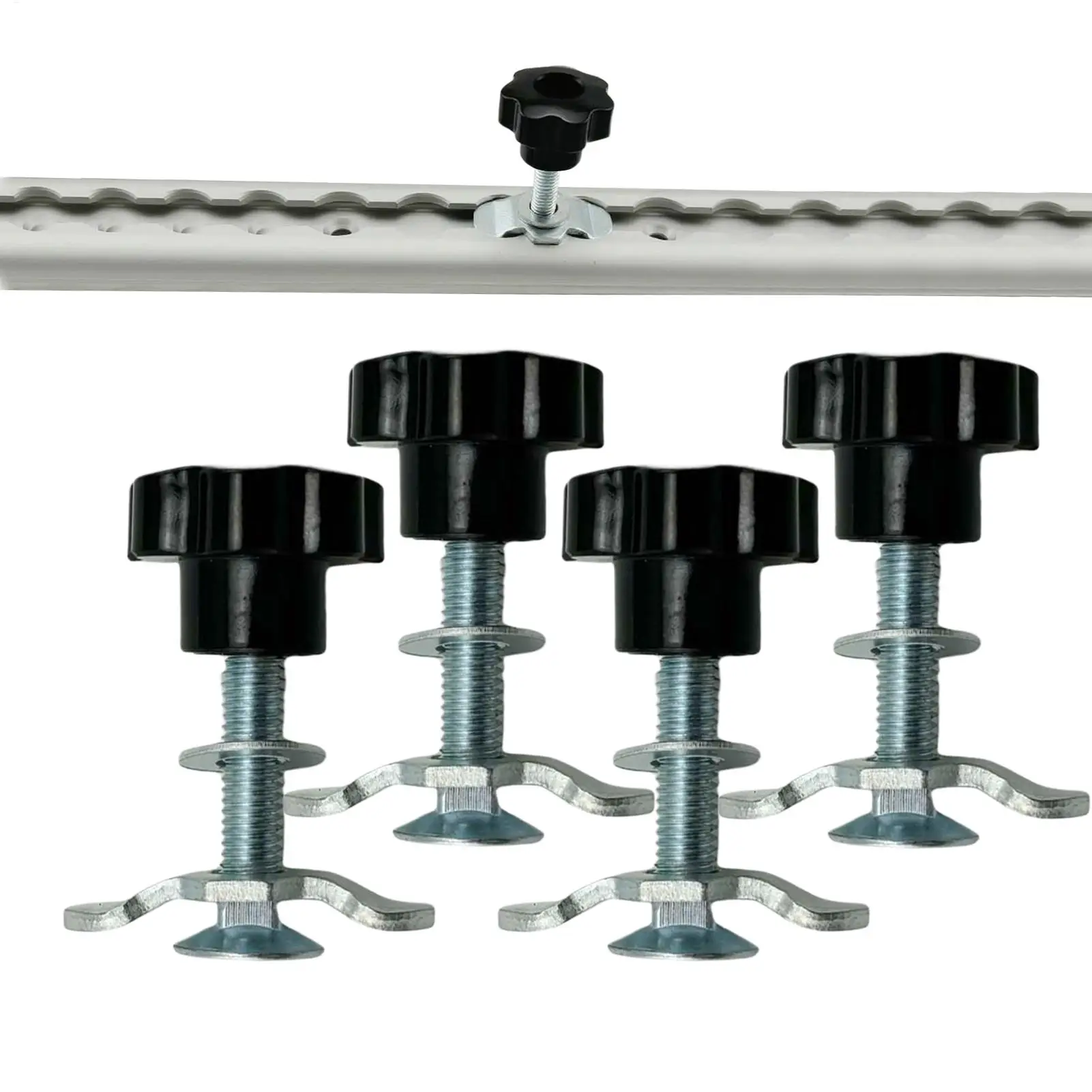 Screw Fitting Airline Rail Tie Down Rope Kit Anchors Point M8 For Boat Truck Airline Rail Trailer Accessory Moto Hand Screw Nuts