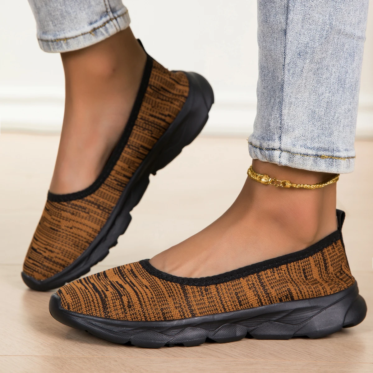 Zapatos náuticos de malla sin cordones para mujer, zapatillas ligeras y transpirables para caminar en verano con suelas blandas