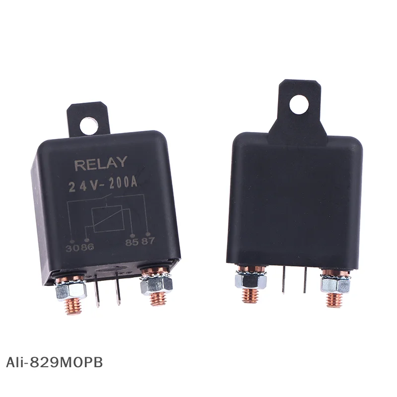 

【S】Спереключатель автомобильного аккумулятора, выключатели питания, 4-контактный двойной изолятор аккумулятора, реле 200A, 12 В, 24 В, резак аккумуляторной цепи