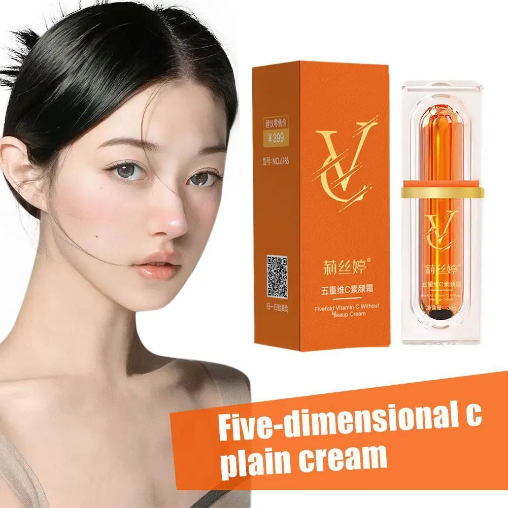 

Vitamin C Face Cream Whitening Five VC Tone Up Cream Moisturizer Anti Aging Pimple Wrinkle Spots Remover Brightening Skin Care