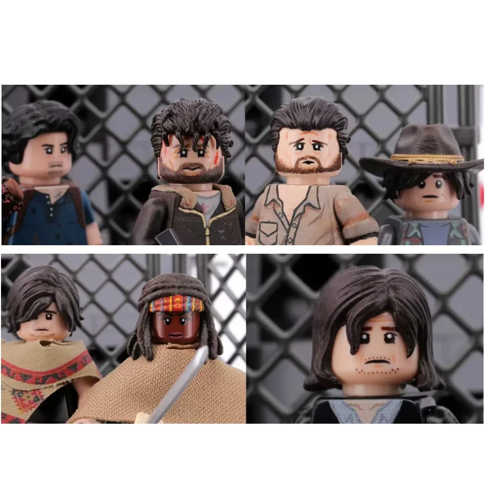 Rick Grimes Zombie Daryl Dixon The Walking Dead Building Blocks Mini Action Figure Toys