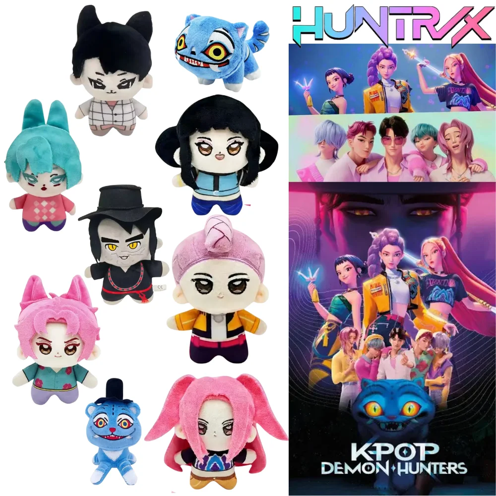 2026 Kpop Demon Hunters Giocattoli Rumi Zoey Mira Ciondolo Peluche Bambola di pezza Regali forchi per bambini Bambino Compleanno Regali di Natale