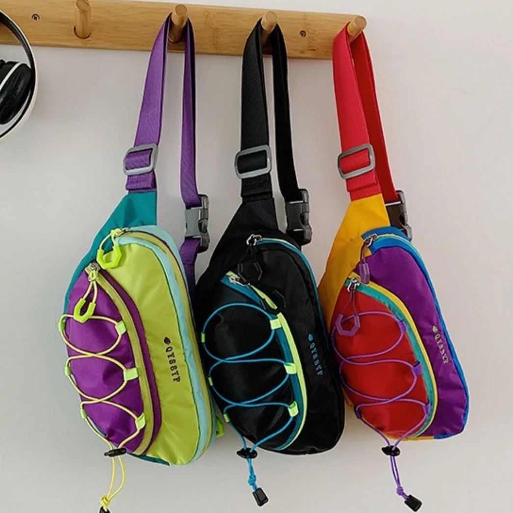 Hiking Waterproof Lightweight Crossbody Bag Convenient Waist Pack Simple Chest Bag Large Capacity Single Shoulder Sling Bag