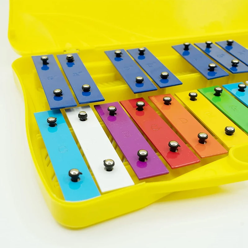 Xilófono de 25 Notas con funda, Juguete Musical colorido, instrumento perfectamente sintonizado para adultos, niños y niños pequeños