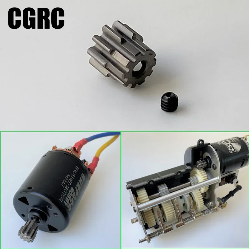 

Metal Universal Gearbox Motor Gear for 1/14 Tamiya RC Truck Trailer Tipper Scania Benz MAN Volvo Car DIY Parts