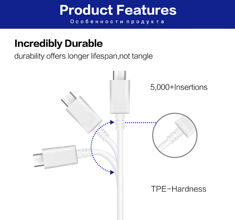 TYPE C Cable 1.2M 2M Fast Charger Data Line For Samsung Galaxy S8 S9 S10 S21 Ultra Note 8 9 10 A54 A53 5G A71 A52 A21S