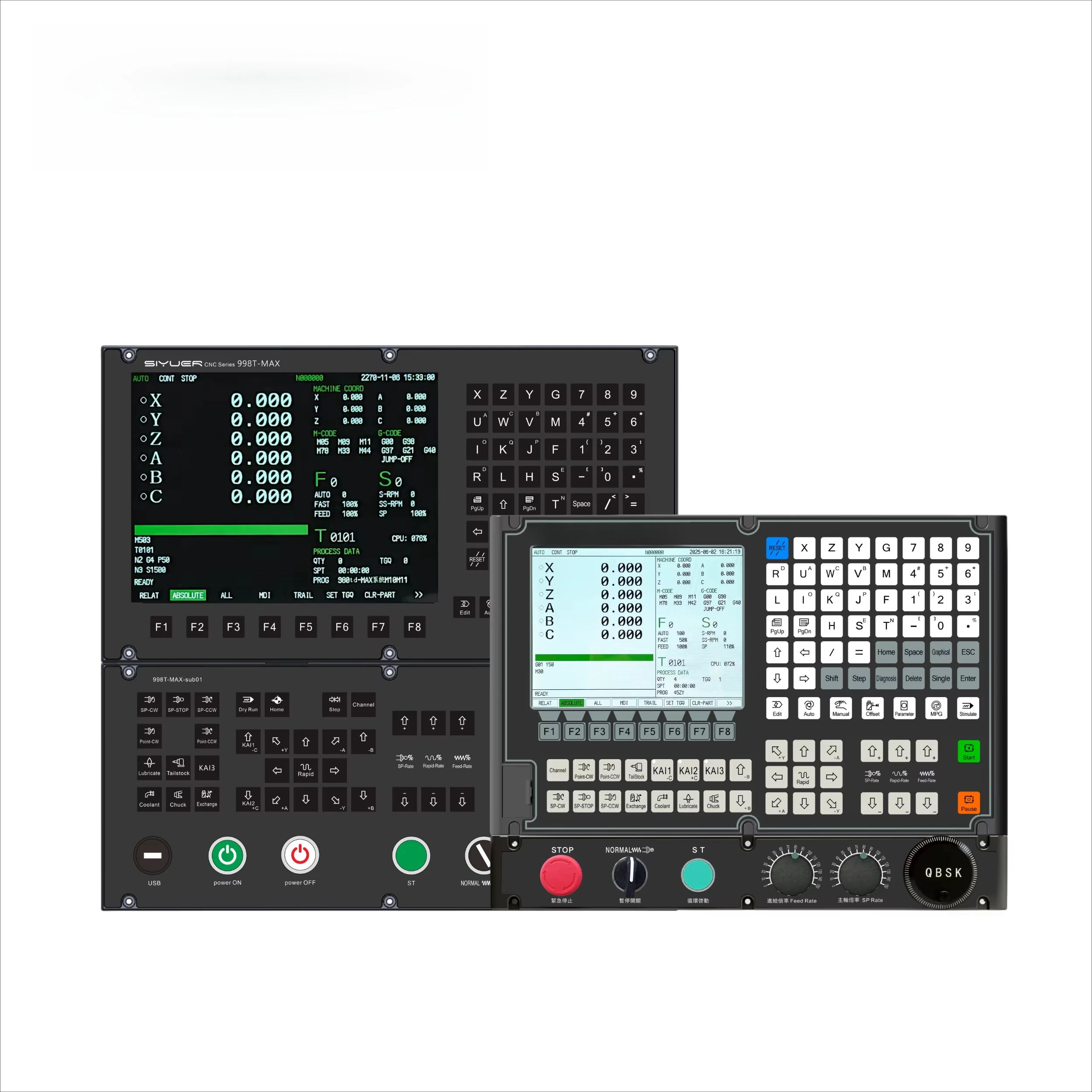 

Replace Syntec Fanuc with Siyuer 998t-max 6-axis numerical control controller for machine tool control in lathe turning center
