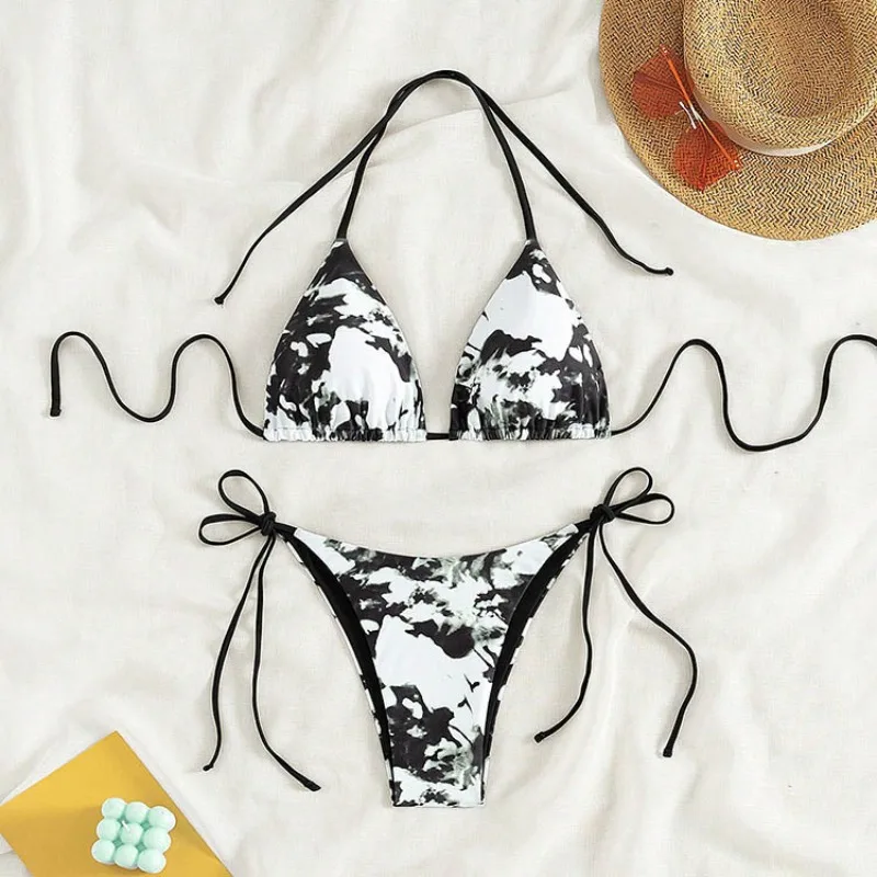 2026 타이다이 레이스업 비키니 세트 비치 수영복 여성 수영복 비키니 탱키니 여성 수영복