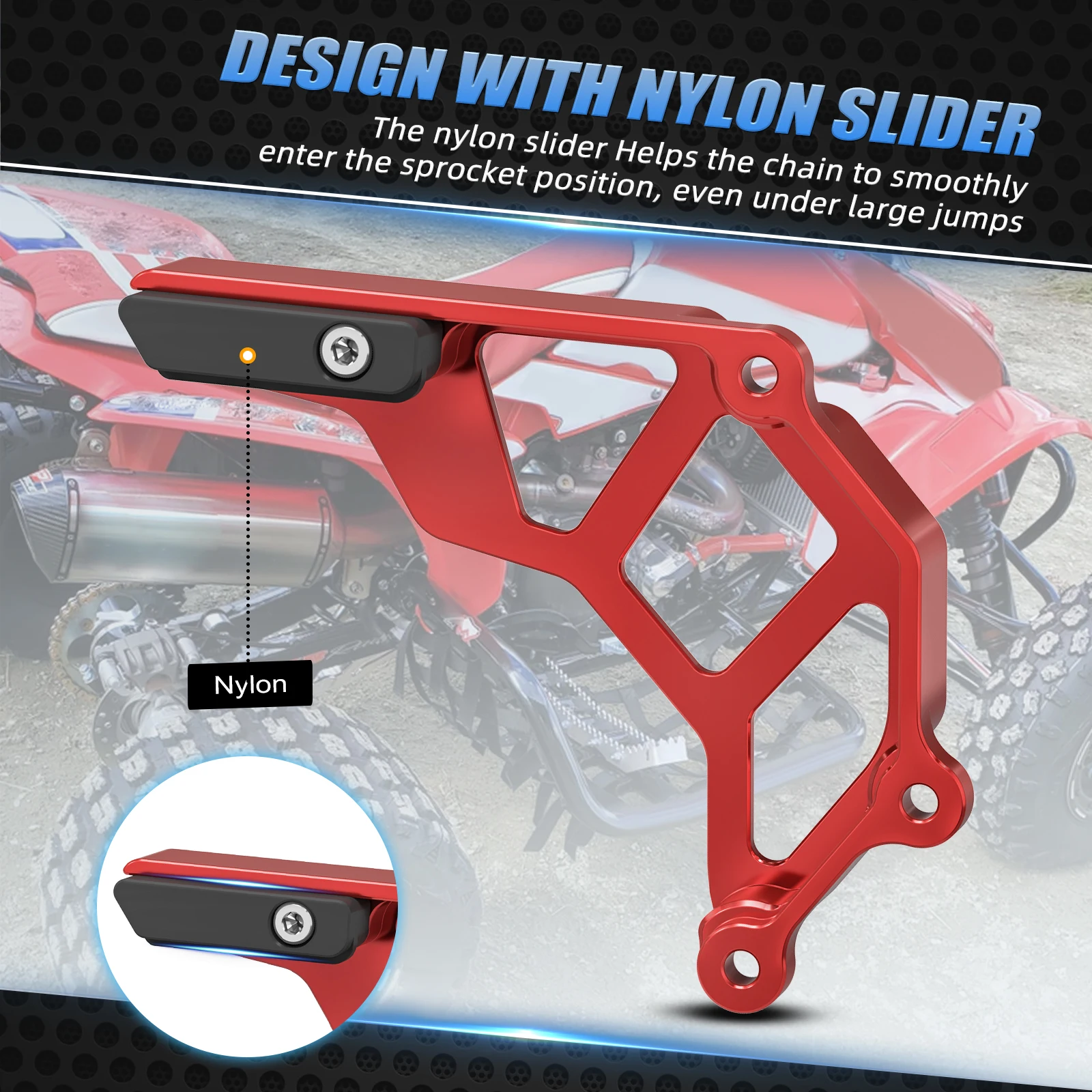 For Honda TRX450R TRX450ER  Front Sprocket Cover Guard Protector TRX 450R Aluminum Replaces 23810-HP1-600 2006-2009 ATV Parts