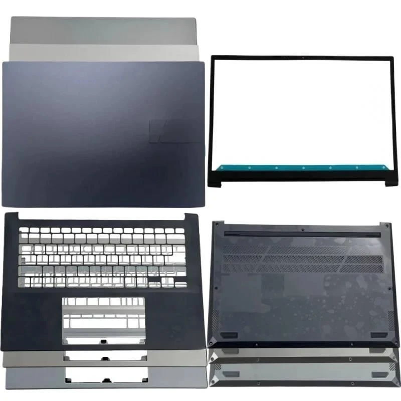 For ASUS Pro14 M3401Q K3400 X3400P LCD Back Cover Bezel Palmrest Bottom Cover ABCD Shell Replacement Parts