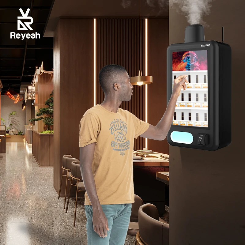 Mini Touch Screen Id Card Reader Vending Machine With Age Verification