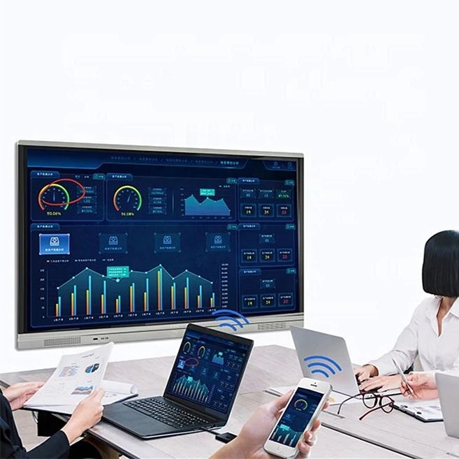 

65-дюймовый ЖК-экран, умный сенсорный экран, интерактивная доска, плоская панель для образования