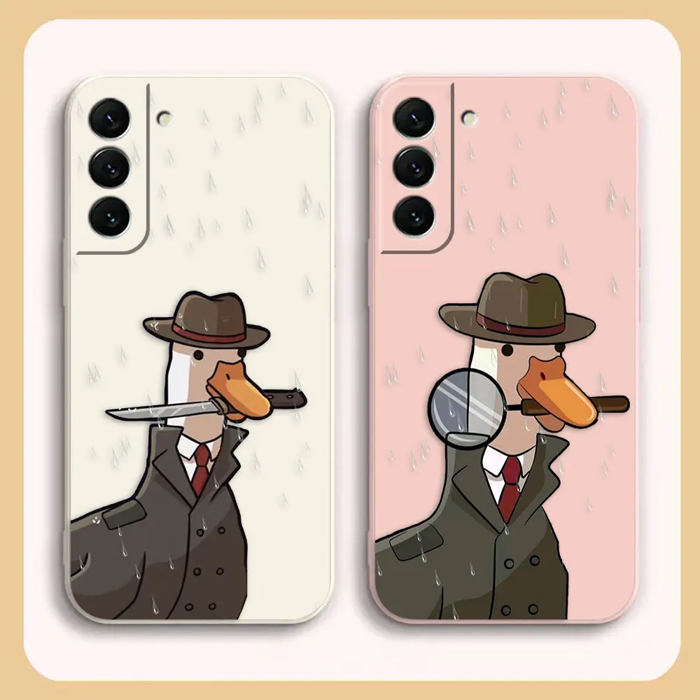 

Phone Case For Samsung Galaxy S23 S22 S21 S20 FE S11 S11E S10 S10E S9 S30 Ultra Plus 4G 5G Case Funda Shell Capa New Funny Goose