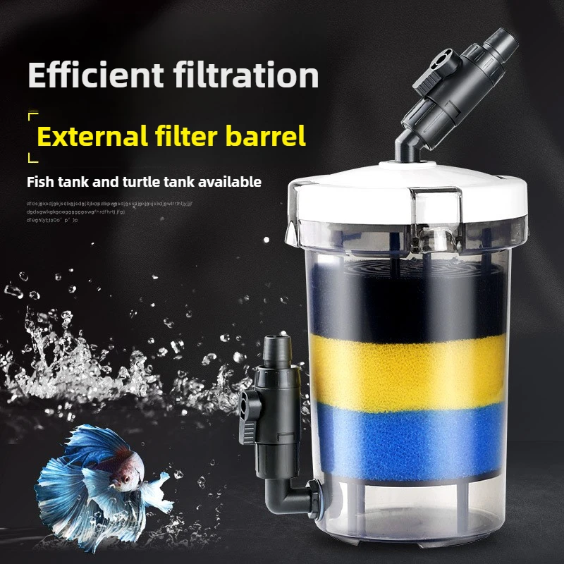 

SUNSUN Pre-Filter Biochemical Fish Tank Filter Barrel Ultra-quiet Transparent External Aquarium Filter Bucket