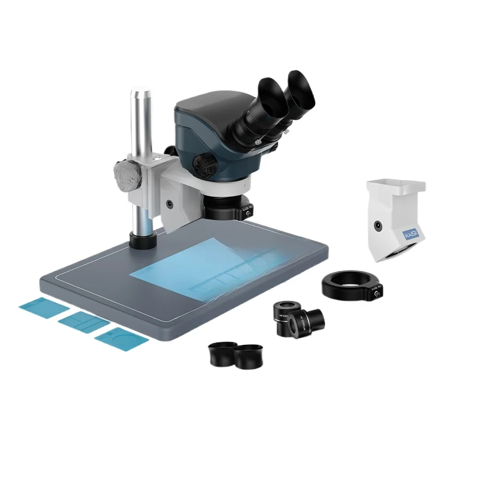 TX350S trinocular microscope 7-50 times zoom high definition mobile phone main board chip inspection maintenance engraving