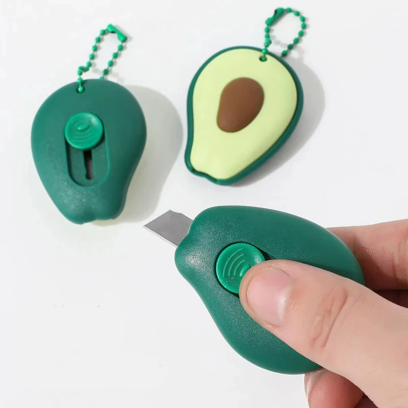 1Pcs Utility Knife In The Shape Of Mini Fruit Designed To Be Hung For Unpacking Paper Cuttings Envelope Wrapping Tool