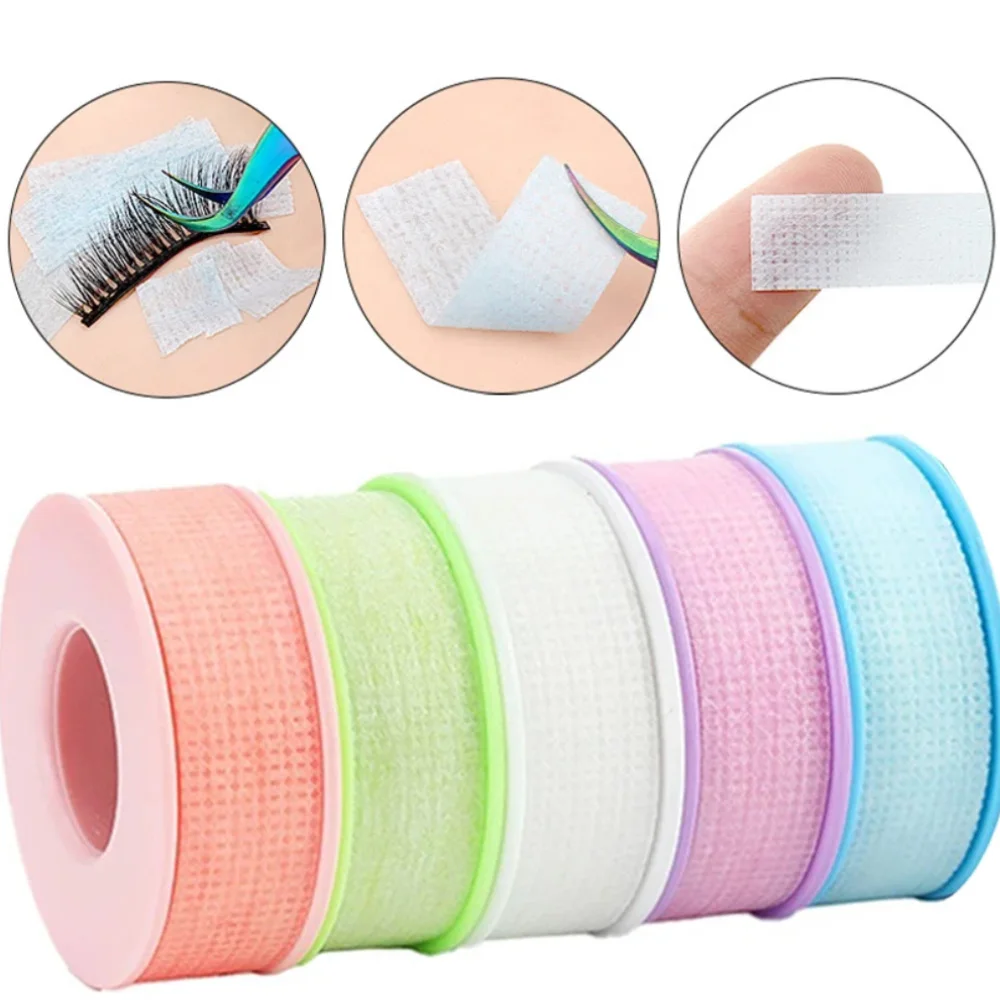 5 Stück Silikon-Gel-Wimpernband, sensitiv resistent, Vlies-Unteraugenpads, leicht abreißbar, Zubehör für Wimpernverlängerung – Detail 1