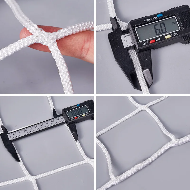 Rete da calcio in nylon transfrontaliero 5/7/11 persone Porta da calcio standard per partite Nessun rete da festival scontata