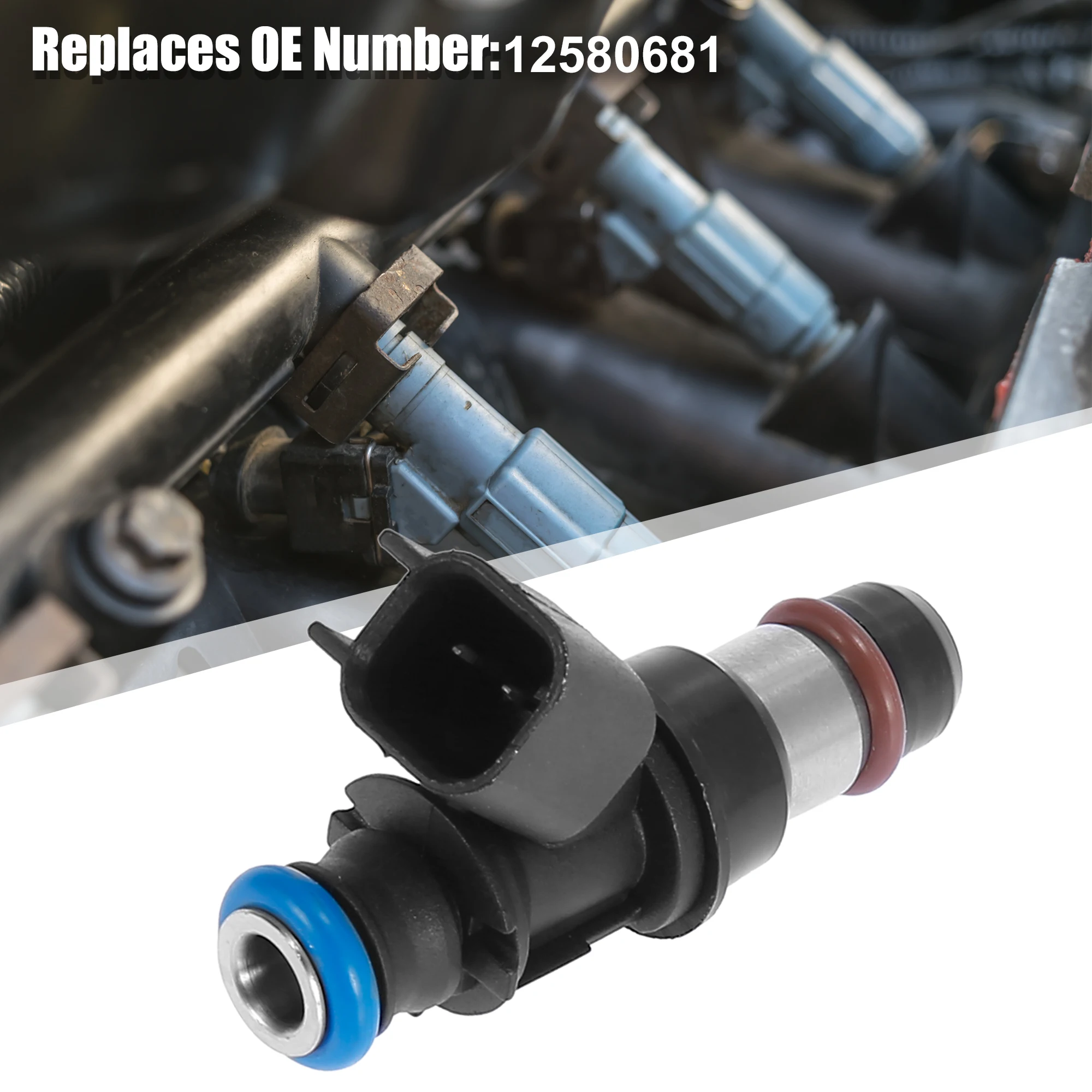 

UXCELL 8pc 12580681 Fuel Injector for GMC Envoy Sierra for Chevrolet Silverado 5.3L