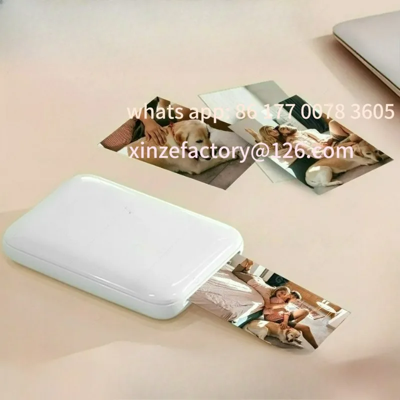 Customizable Portable Mni Mobile Pocket Printer BT Wireless Photo Printer 2x3 Inch Color Photo Printer Maker