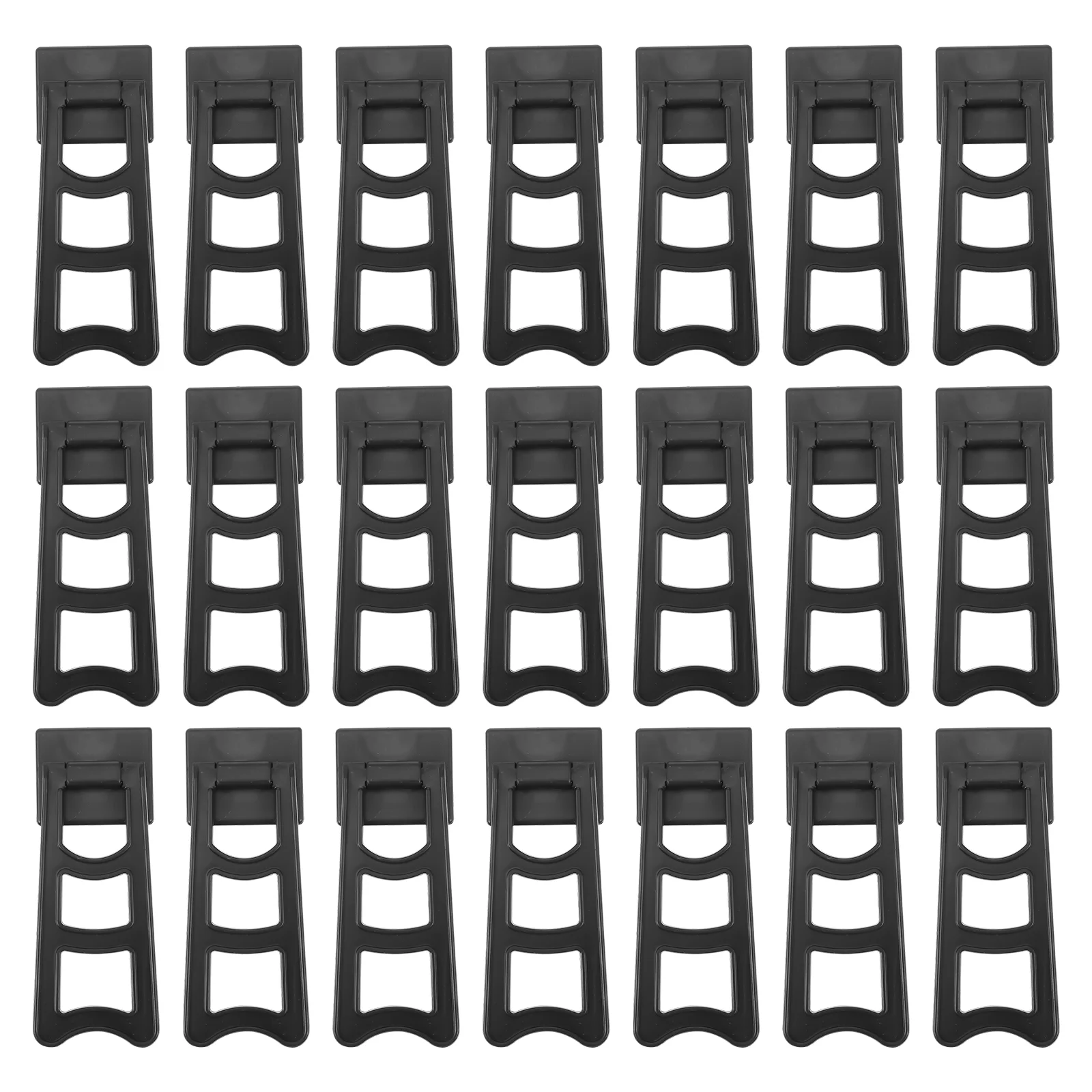 

50 Pcs Artwork Photo Frame Holder Frames Picture Plastic Black Desktop Display Racks