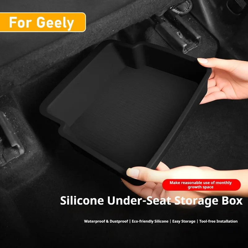 For Geely Haoyue L Okavango Proton X90 Binyue Coolray Coolray L Proton X50 Binray Storage Box Under The Car Seat Car Accessories