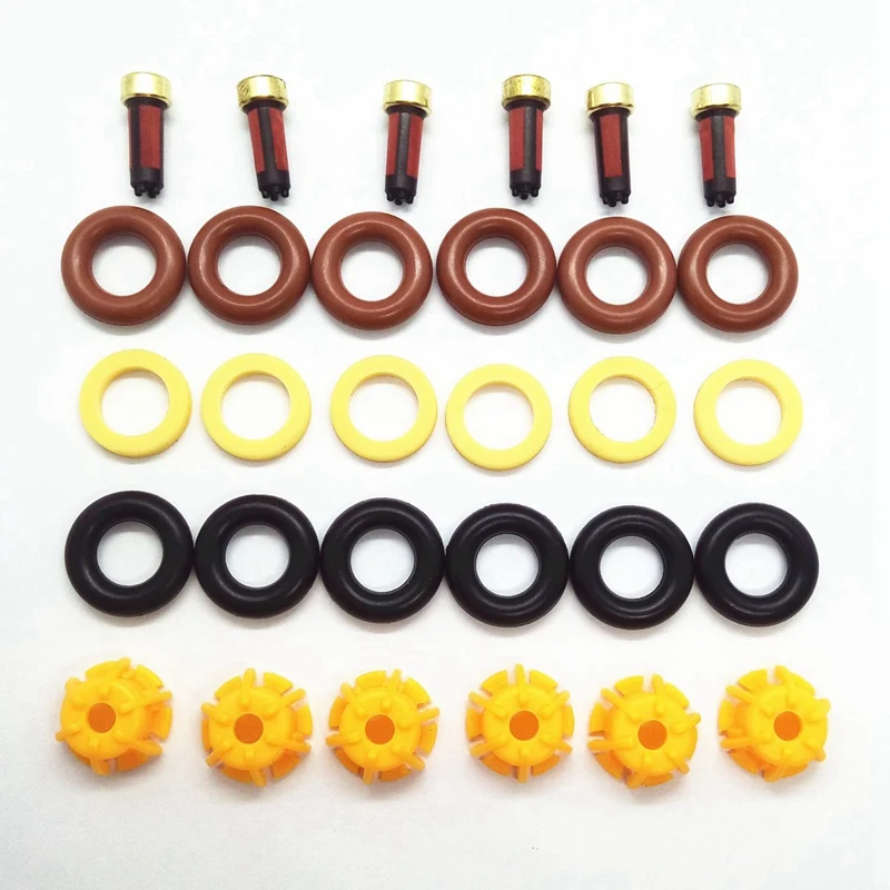 2X Fuel Injector Repair Kit 0280150440 13641703819 For -BMW E60 E39 520I 523I Car Replacement AY-RK004