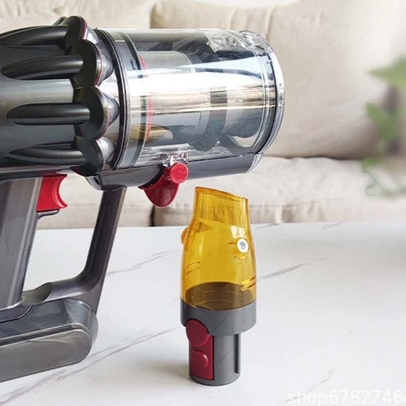 A46T Air Sucking Attachment for Dyson Vacuum Cleaner V7 V8 V10 V11 V15, Helps to Suck Air Out of Vacuum Storage Bags Yellow