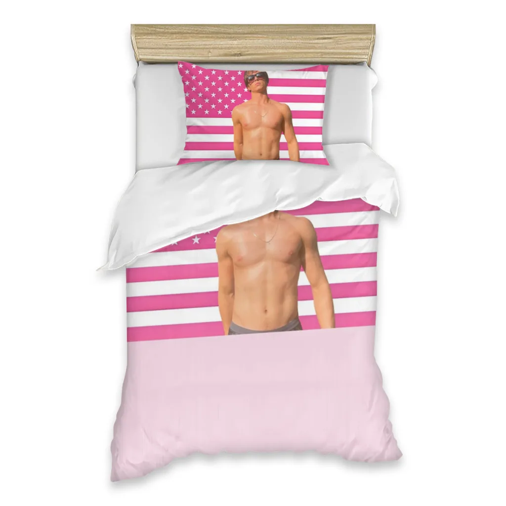 n.i.c.h.o.l.a.s chavez the american FLAG shirt 3D Printed Custom Bed Sheets Set Single Bedding Set  Cover with Pillowcases