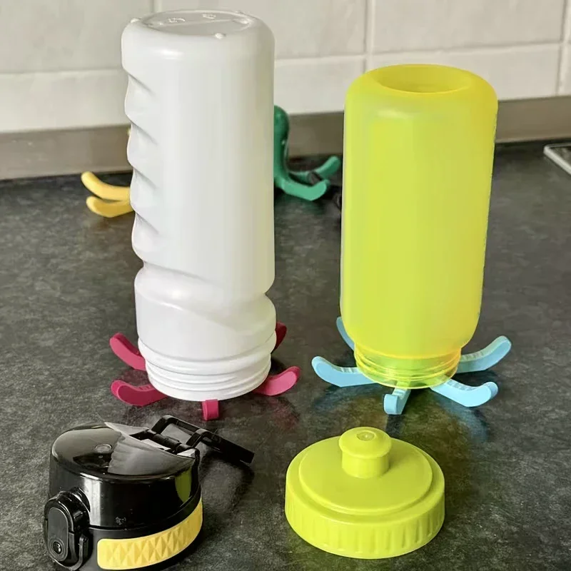Octopus Shaped Water Bottle Drying Rack Quick Ventilation Compatible With Various Bottles, Ideal For Kitchen, Office, And Travel