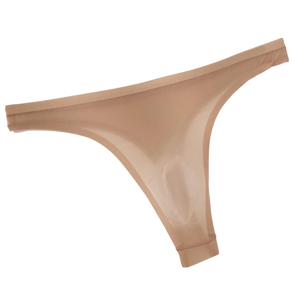 

Men's Ultra-thin Ice Silk G-string 3D Bulge Pouch Thong See Through Underwear For Man Calcinha Stretch Men's Underpants Fashion