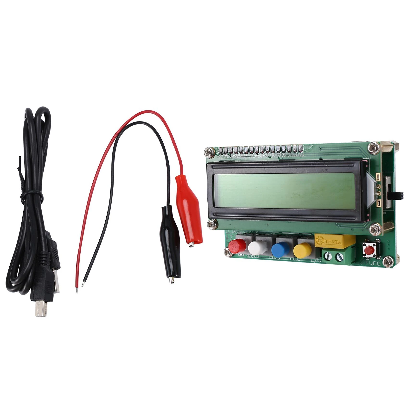 Inductantie Capaciteit L/C Meter Digitale Condensator Meter Lcd Capaciteit Meter Tester Mini Usb Interface Met Usb-Kabel